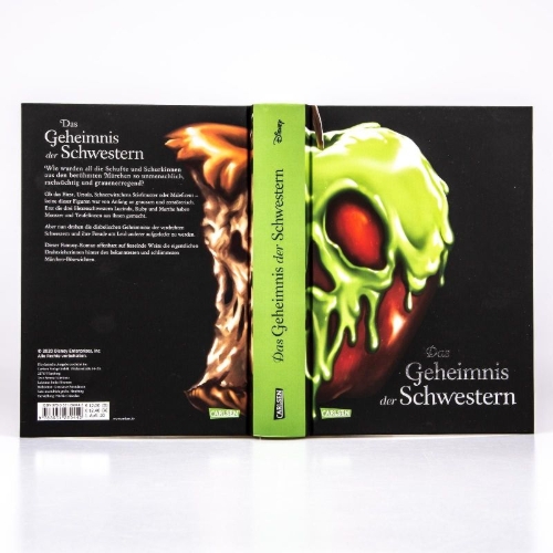 Buchcover und Innenansicht für das Buch: Disney. Villains 6: Das Geheimnis der Schwestern