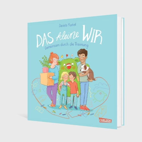 Buchcover und Innenansicht für das Buch: Das kleine WIR | Gemeinsam durch die Trennung