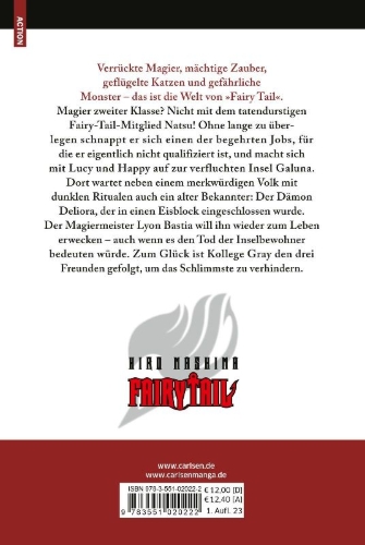 Buchcover und Innenansicht für das Buch: Fairy Tail