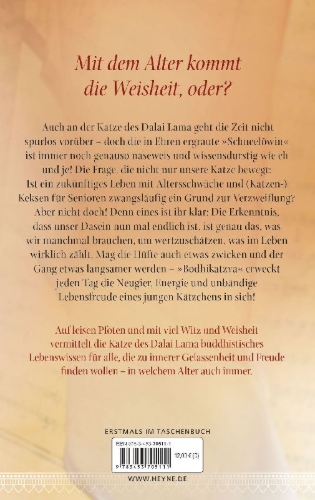 Buchcover und Innenansicht für das Buch: Die Katze des Dalai Lama und die Weisheit grauer Schnurrhaare