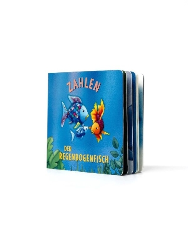 Buchcover und Innenansicht für das Buch: Der Regenbogenfisch Zahlen