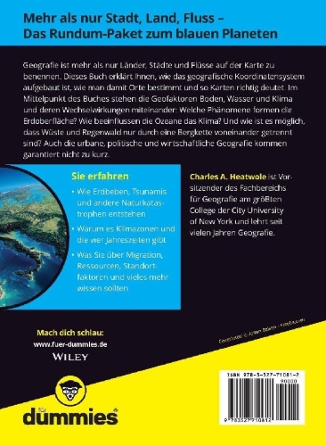 Buchcover und Innenansicht für das Buch: Geografie für Dummies