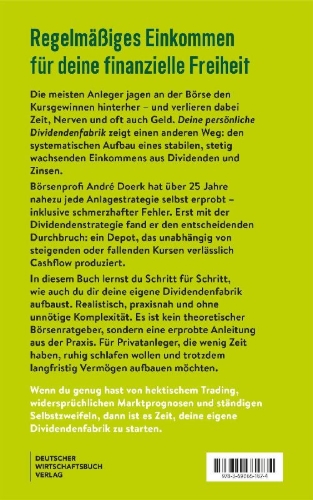 Buchcover und Innenansicht für das Buch: Deine persönliche Dividendenfabrik