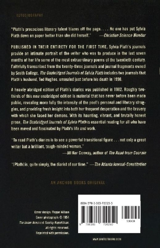 Buchcover und Innenansicht für das Buch: The Unabridged Journals of Sylvia Plath