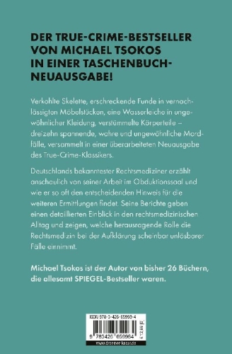Buchcover und Innenansicht für das Buch: Dem Tod auf der Spur