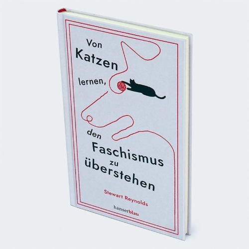 Buchcover und Innenansicht für das Buch: Lessons from Cats for Surviving Fascism