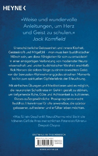 Buchcover und Innenansicht für das Buch: Neurodharma