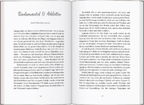 Buchcover und Innenansicht für das Buch: The Journey. Die Reise meines Lebens