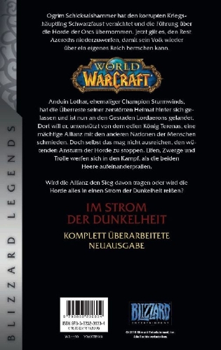 Buchcover und Innenansicht für das Buch: World of Warcraft: Tides of Darkness