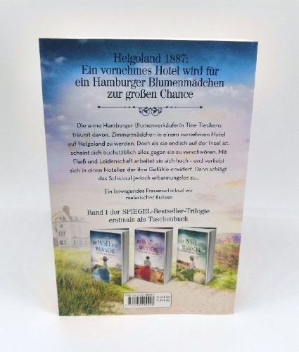 Buchcover und Innenansicht für das Buch: Die Insel der Wünsche - Stürme des Lebens