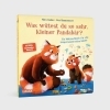 Buchcover und Innenansicht für das Buch: Was wütest du so sehr, kleiner Pandabär?