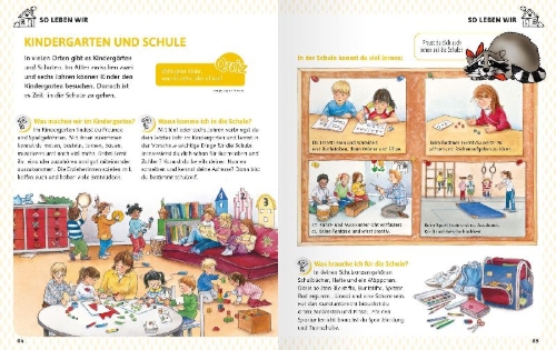 Buchcover und Innenansicht für das Buch: Das große Ravensburger Vorschulwissen