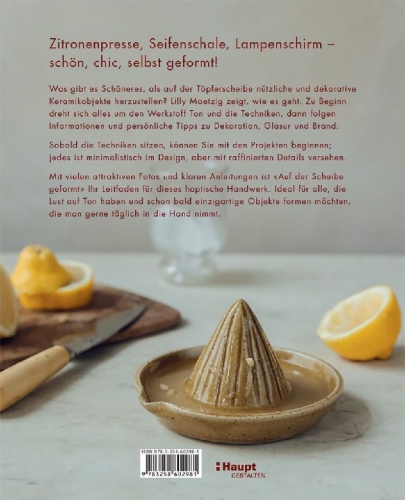 Buchcover und Innenansicht für das Buch: Auf der Scheibe geformt