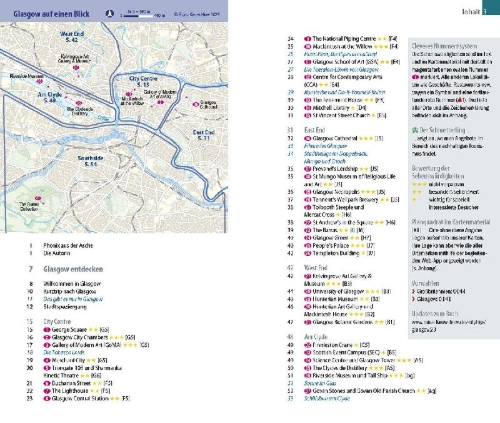 Buchcover und Innenansicht für das Buch: Reise Know-How CityTrip Glasgow