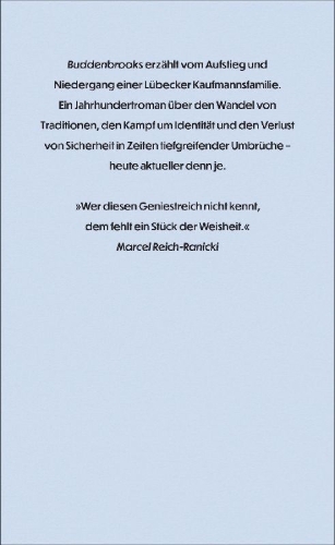 Buchcover und Innenansicht für das Buch: Buddenbrooks