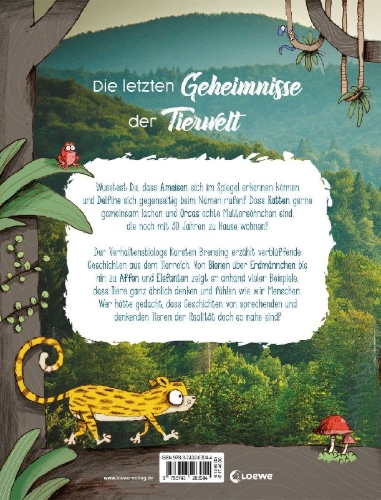 Buchcover und Innenansicht für das Buch: Wie Tiere denken und fühlen