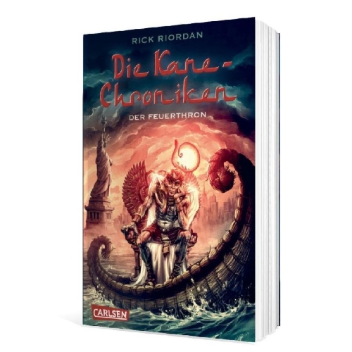 Buchcover und Innenansicht für das Buch: The Throne Of Fire