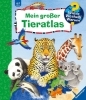 Buchcover und Innenansicht für das Buch: Wieso? Weshalb? Warum? Mein großer Tieratlas