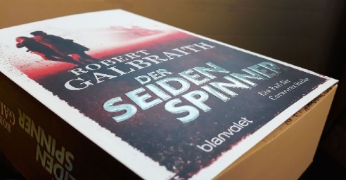Buchcover und Innenansicht für das Buch: The Silkworm (A Cormoran Strike Novel)