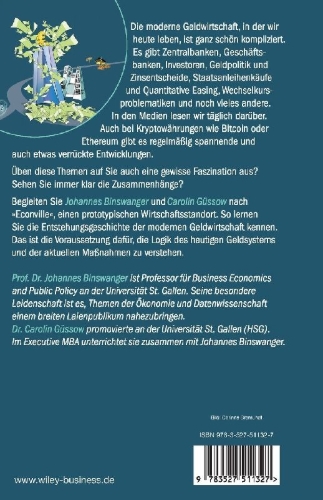 Buchcover und Innenansicht für das Buch: Reise in die moderne Geldwirtschaft