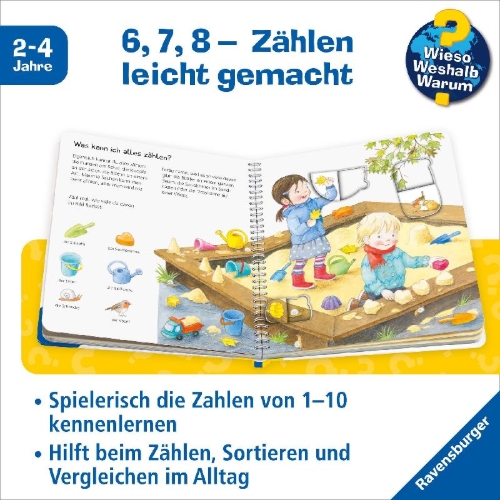 Buchcover und Innenansicht für das Buch: Wieso? Weshalb? Warum? junior, Band 70: Ich kann schon zählen