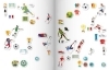 Buchcover und Innenansicht für das Buch: Mein Stickeralbum Fußball mit 100 Stickern