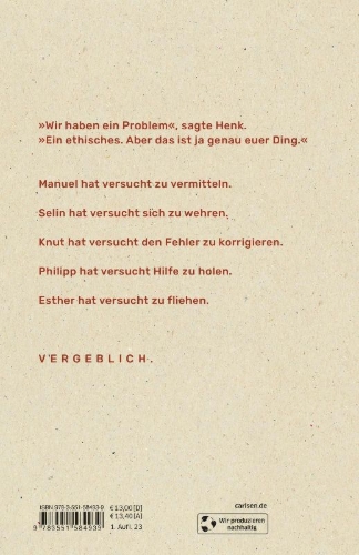 Buchcover und Innenansicht für das Buch: WEIL.
