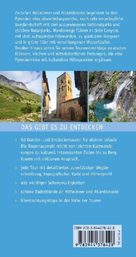 Buchcover und Innenansicht für das Buch: Naturzeit aktiv: Pyrenäen