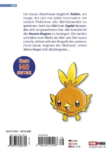 Buchcover und Innenansicht für das Buch: Pokémon - Die ersten Abenteuer
