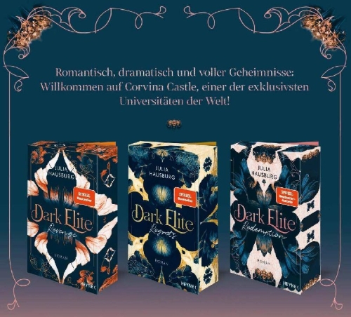 Buchcover und Innenansicht für das Buch: Dark Elite - Redemption
