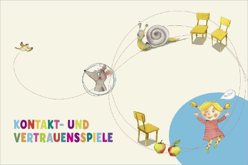 Buchcover und Innenansicht für das Buch: Kreisspiele für die Kita
