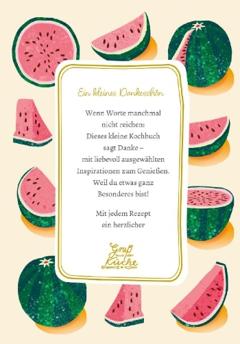 Buchcover und Innenansicht für das Buch: Ein kleines Dankeschön
