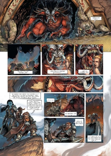 Buchcover und Innenansicht für das Buch: Die Saga der Zwerge. Band 23