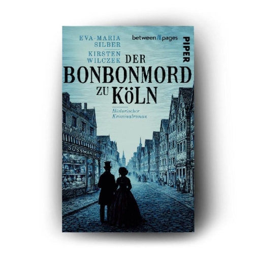 Buchcover und Innenansicht für das Buch: Der Bonbon-Mord zu Köln