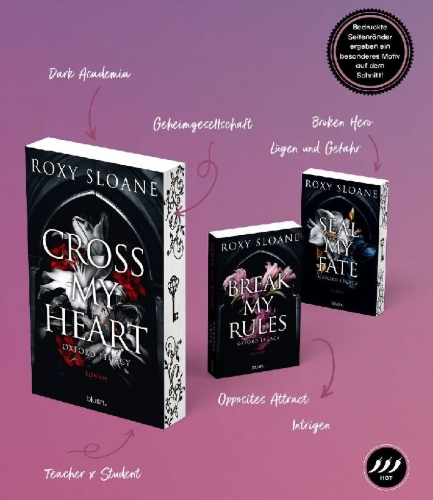 Buchcover und Innenansicht für das Buch: Seal My Fate (Oxford Legacy 3)