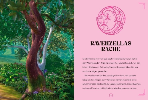 Buchcover und Innenansicht für das Buch: Unicorn Academy - Chapterbook Ravenzellas Revenge