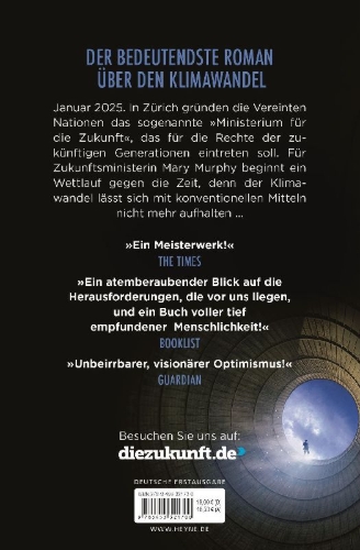 Buchcover und Innenansicht für das Buch: Ministry for the Future