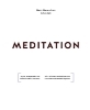 Buchcover und Innenansicht für das Buch: Meditation