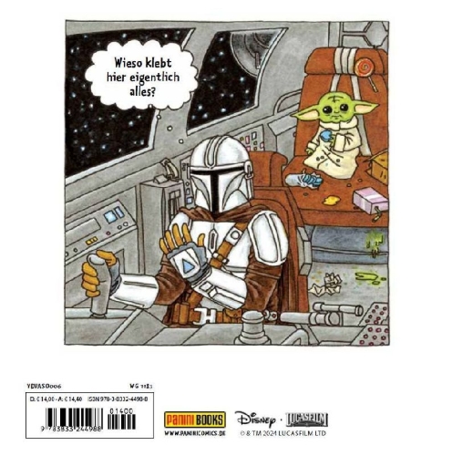Buchcover und Innenansicht für das Buch: Star Wars: Mandalorian and Child