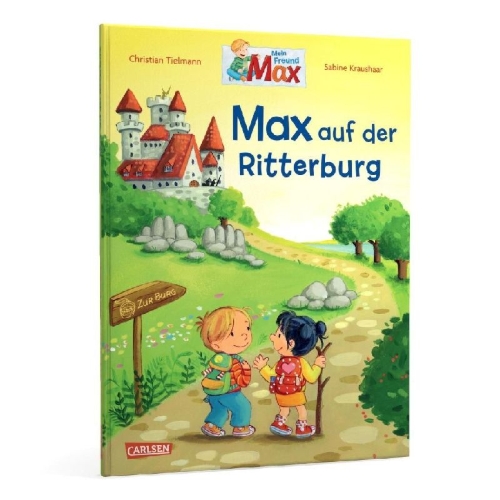 Buchcover und Innenansicht für das Buch: Max-Bilderbücher: Max auf der Ritterburg