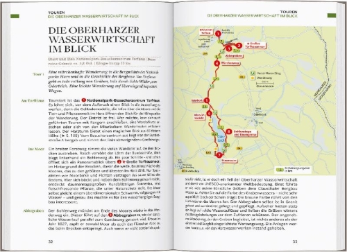 Buchcover und Innenansicht für das Buch: Baedeker Reiseführer Harz