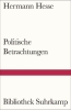 Buchcover und Innenansicht für das Buch: Politische Betrachtungen