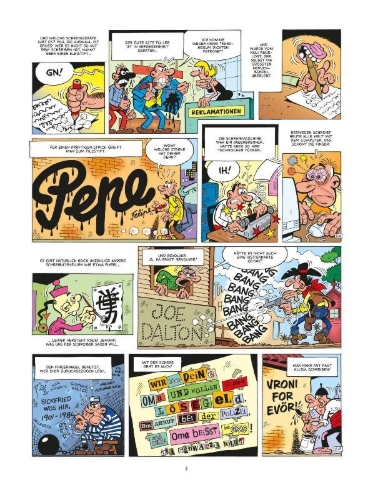 Buchcover und Innenansicht für das Buch: Mortadelo y Filemon: Mortadelo de la mancha