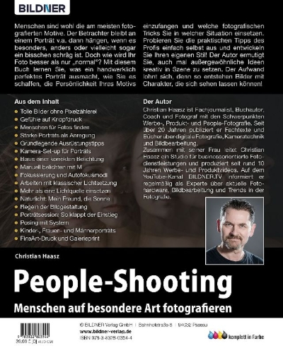 Buchcover und Innenansicht für das Buch: People-Shooting
