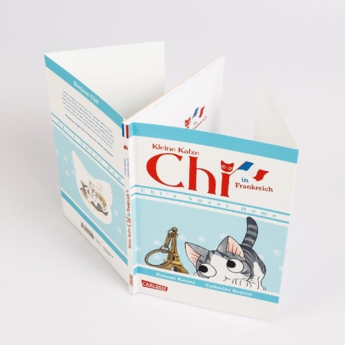Buchcover und Innenansicht für das Buch: CHI EN FRANCE - CHI'S SWEET HOME