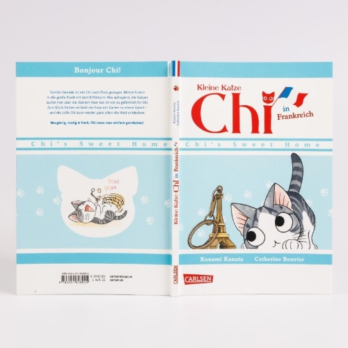 Buchcover und Innenansicht für das Buch: CHI EN FRANCE - CHI'S SWEET HOME