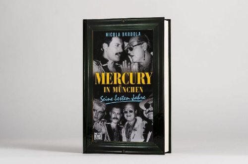 Buchcover und Innenansicht für das Buch: Mercury in München