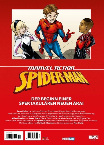 Buchcover und Innenansicht für das Buch: Marvel Action: Spider-Man (2018) #1-#3