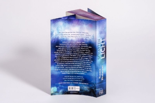 Buchcover und Innenansicht für das Buch: Schattenlicht