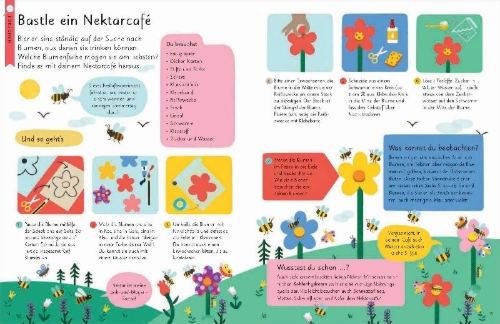Buchcover und Innenansicht für das Buch: What on earth - Bees